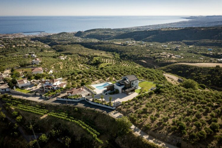 Monastiria Residence Luxus Ferienhaus Kreta Mieten Lage
