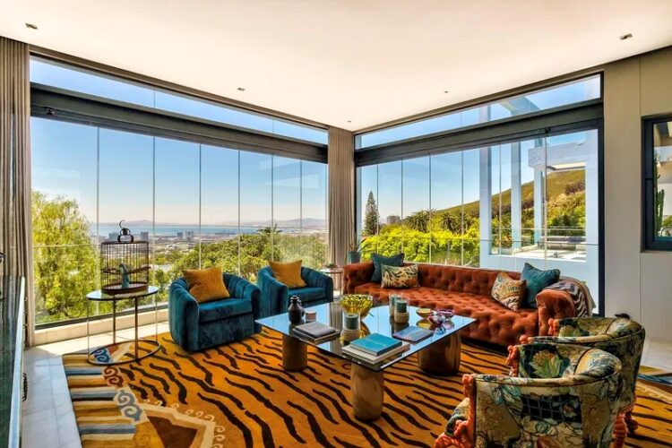 Mother City Villa Luxus Ferienhaus Kapstadt Mieten Couch