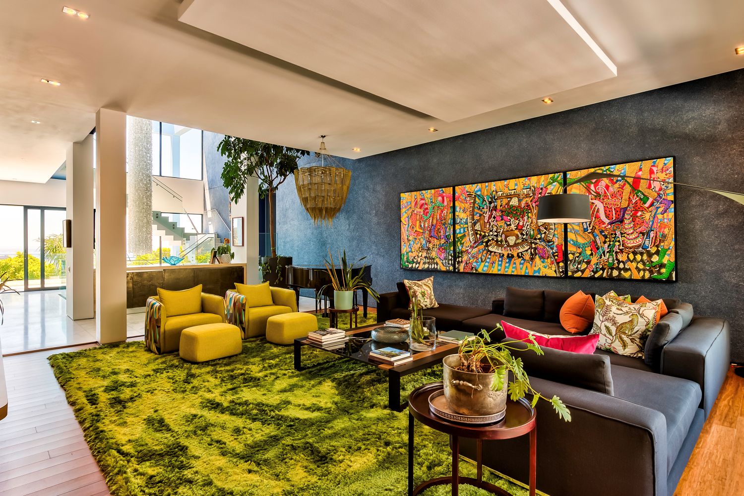Mother City Villa Luxus Ferienhaus Kapstadt Mieten Wohnbereich