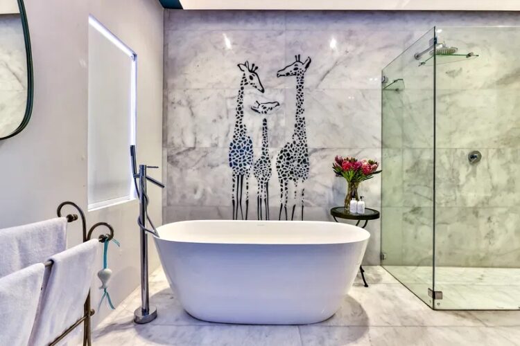 Mother City Villa Luxus Ferienhaus Kapstadt Mieten Modernes Bad