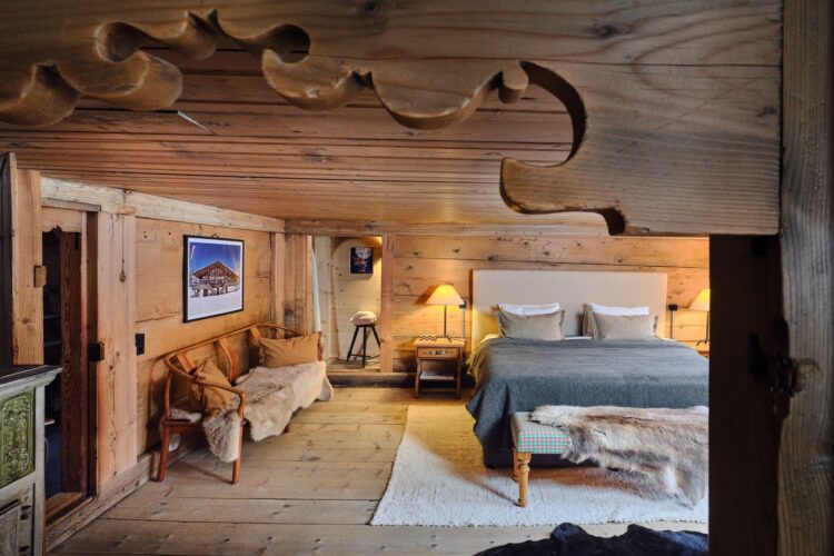 Mountain Chalet Gstaad Luxus Ferienhaus Schweiz Mieten Schlafen