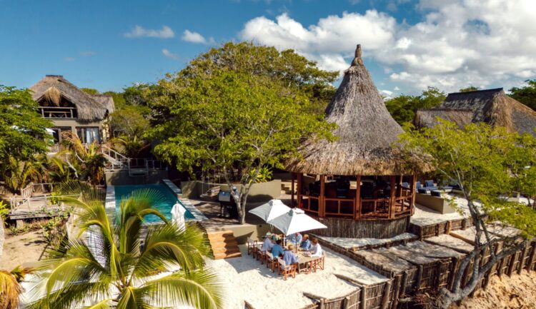 Mozawi Lodge Mosambik Luxus Villa Am Strand Mieten Außenansicht