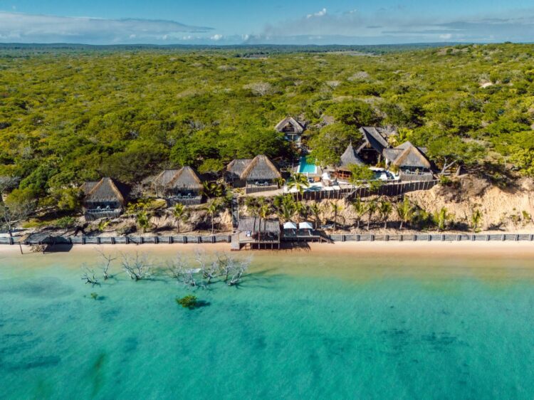 Mozawi Lodge Mosambik Luxus Villa Am Strand Mieten Lage