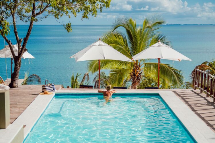 Mozawi Lodge Mosambik Luxus Villa Am Strand Mieten Pool