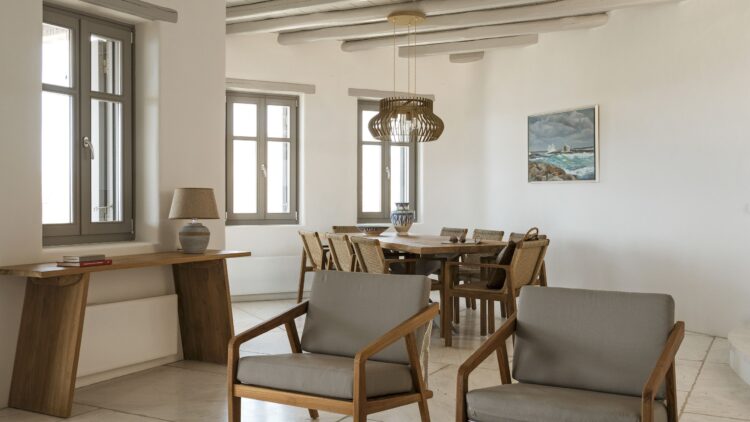 Natural Beach Villa Luxus Ferienhaus Mykonos Am Strand Wohnen