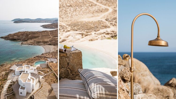 Natural Beach Villa Luxus Ferienvilla Mykonos Am Strand Details