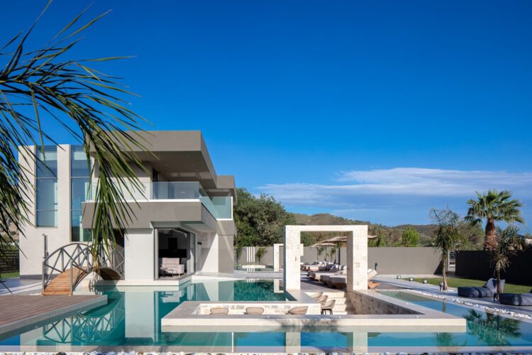 Nature Retreat Luxuriöses Ferienhaus Kreta Mit Pool Mieten Poolbereich