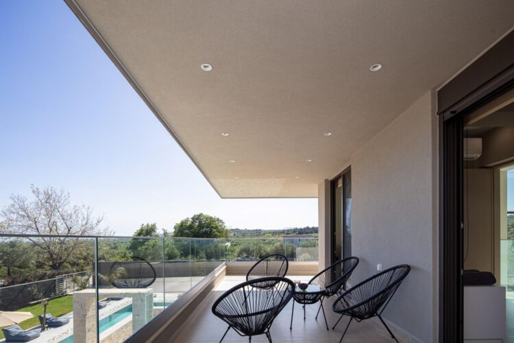 Nature Retreat Luxus Ferienhaus Kreta Mit Pool Mieten Balkon