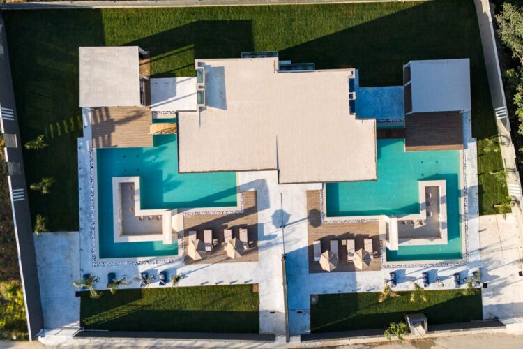 Nature Retreat Luxus Ferienvilla Kreta Mit Pool Mieten Drohne