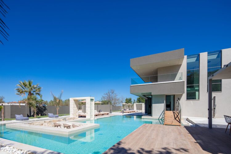 Nature Retreat Luxus Ferienvilla Kreta Mit Pool Mieten Poolterrasse