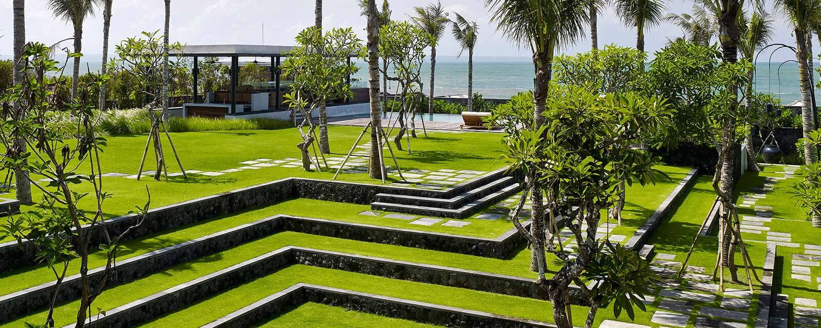 Nelayan Beach House Garten