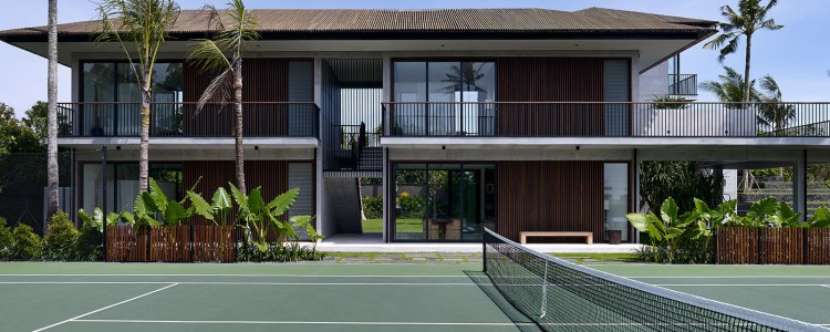 Nelayan Beach House Tennisplatz
