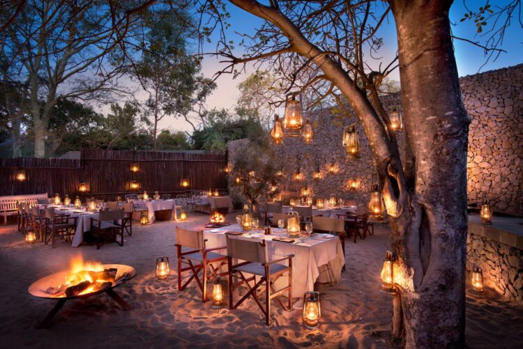 Ngala Family Villa Safari Lodge Südafrika Mieten Lodge Dining