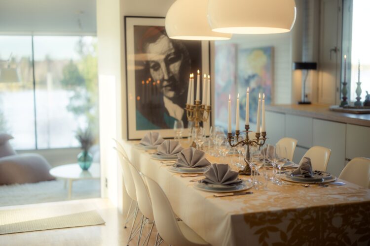 Nordic Design Villa Luxus Ferienhaus Lappland Mieten Essen