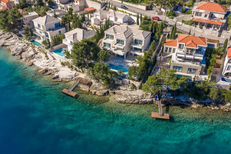 Ocean Villa Brac Luxus Ferienvilla Kroatien Mieten Lage