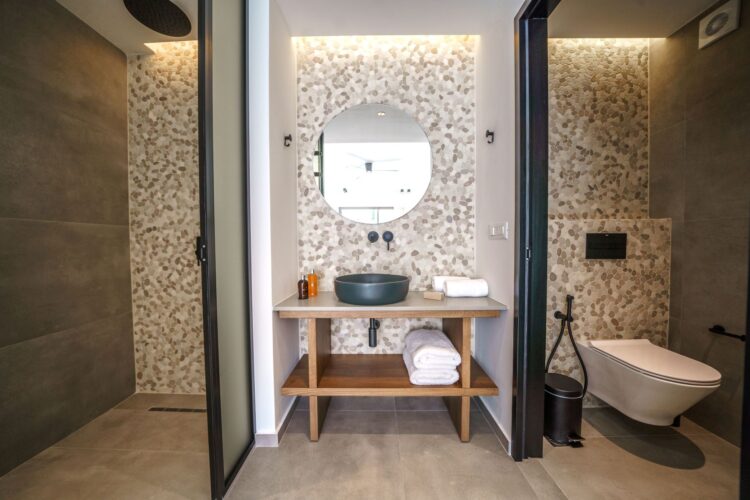 Opulence Villa Luxus Ferienhaus Kreta Mieten Bad
