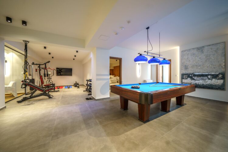 Opulence Villa Luxus Ferienhaus Kreta Mieten Billiard
