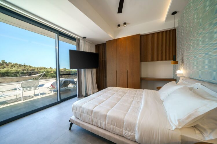 Opulence Villa Luxus Ferienhaus Kreta Mieten Schlafzimmer