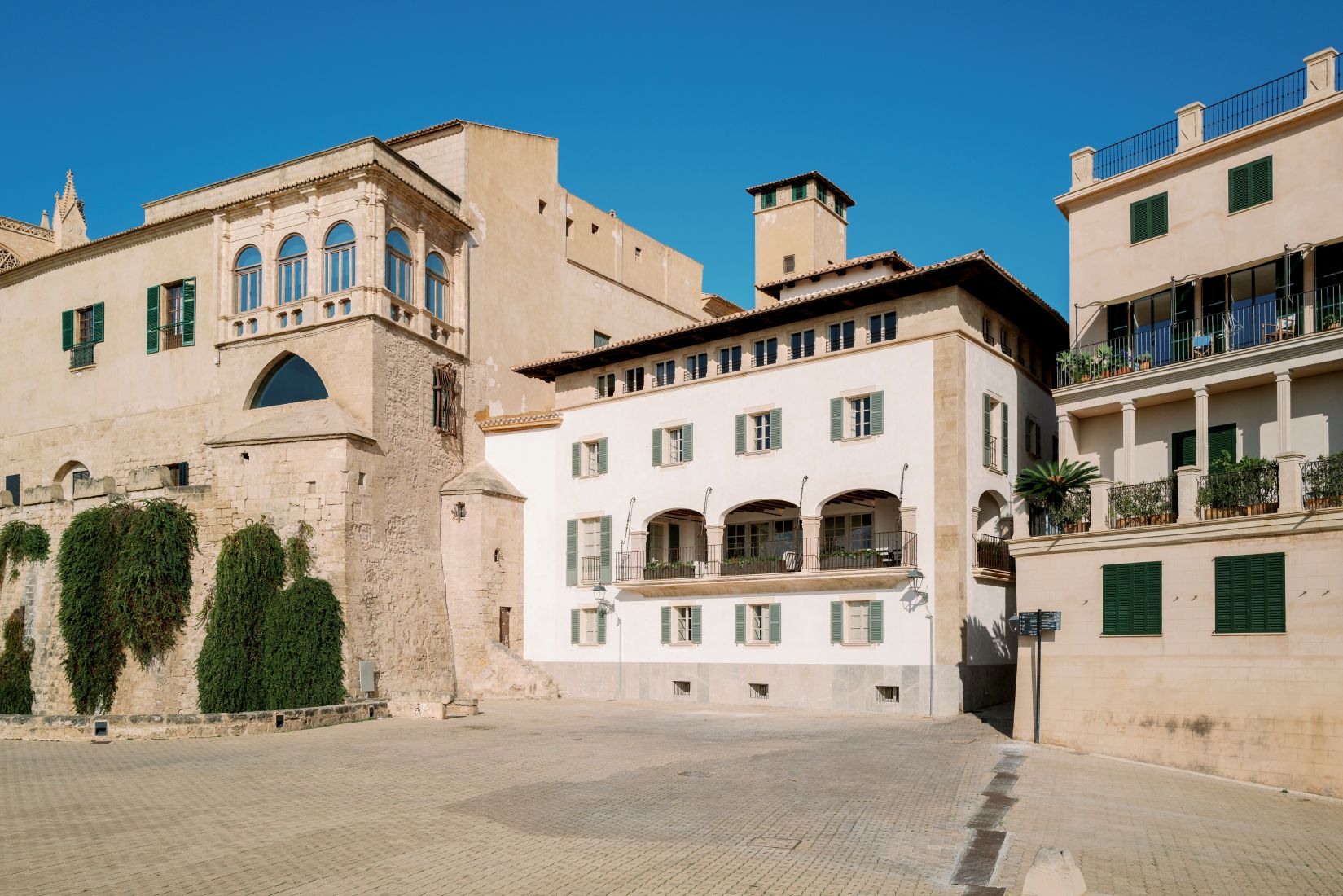 Palma Mansion Luxus Ferienvilla Mallorca Spanien Mieten Außenansicht