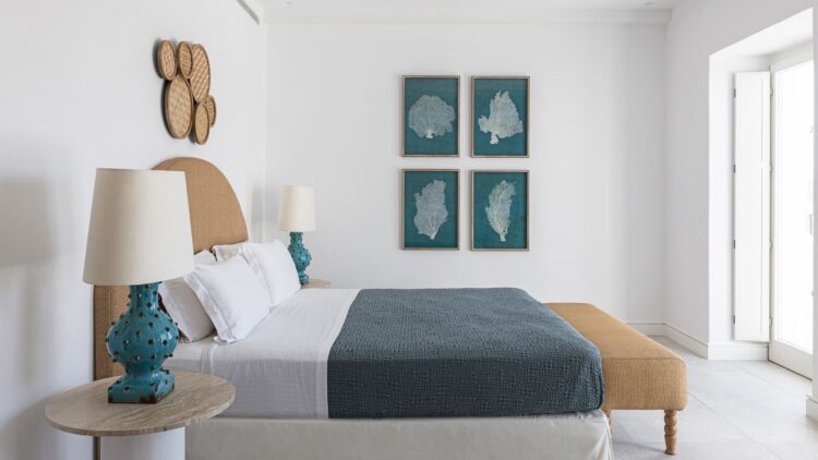 Parasporos View Villa Luxus Ferienhaus Paros Griechenland Mieten Doppelzimmer