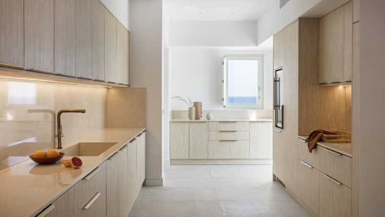 Parasporos View Villa Luxus Ferienhaus Paros Griechenland Mieten Küche