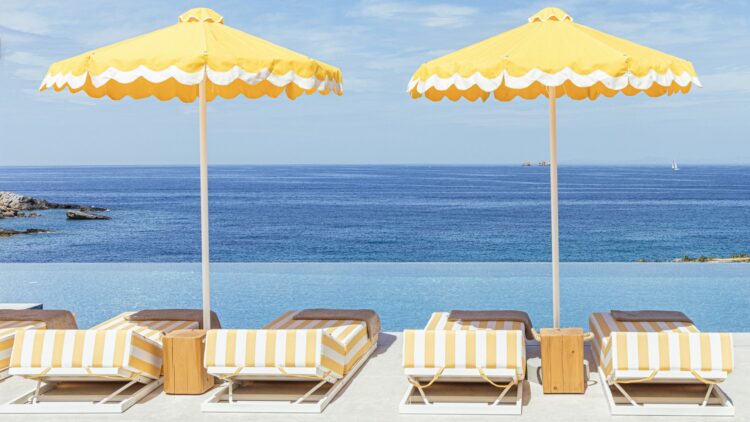 Parasporos View Villa Luxus Ferienhaus Paros Griechenland Mieten Liegen