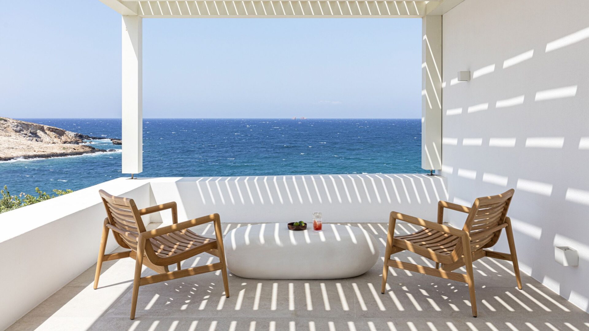 Parasporos View Villa Luxus Ferienhaus Paros Griechenland Mieten Meerblick
