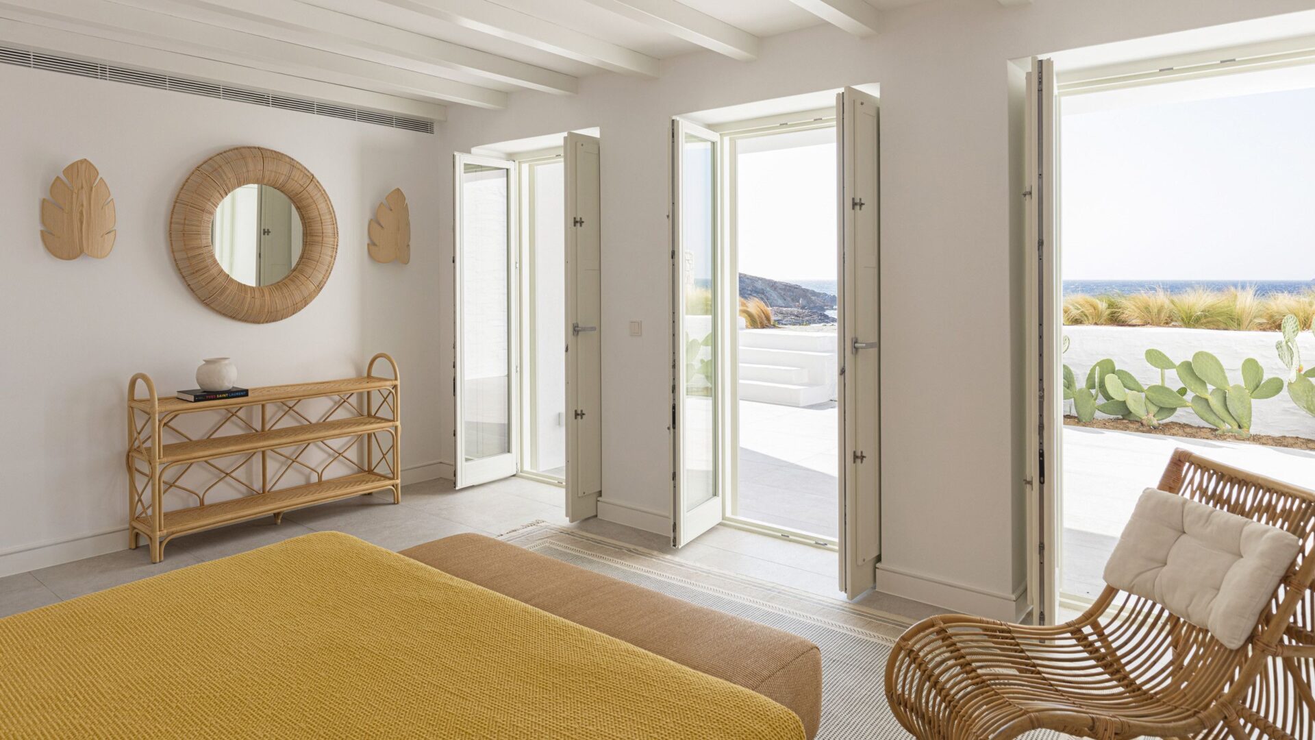 Parasporos View Villa Luxus Ferienhaus Paros Griechenland Mieten Schlafen