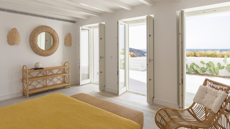 Parasporos View Villa Luxus Ferienhaus Paros Griechenland Mieten Schlafen