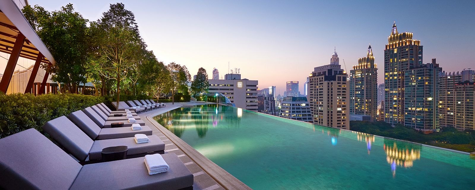 Park Hyatt Bangkok Pool Dusk 1