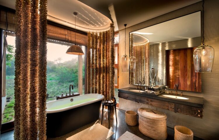 Phinda Homestead Luxus Safari Villa Südafrika Badewanne