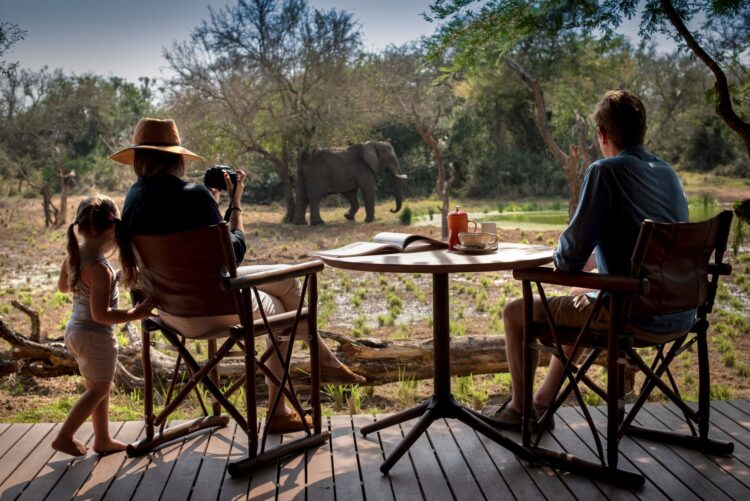 Phinda Homestead Luxus Safari Villa Südafrika Deck