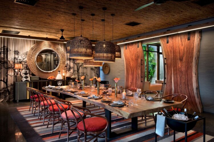 Phinda Homestead Luxus Safari Villa Südafrika Dining