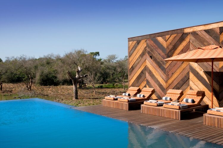 Phinda Homestead Luxus Safari Villa Südafrika Poolterrasse