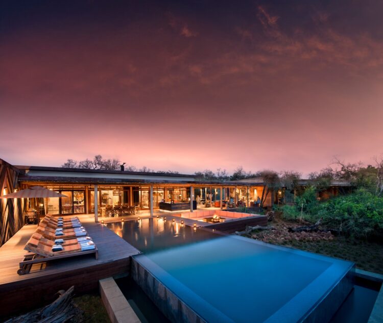 Phinda Homestead Luxus Safari Villa Südafrika Sunset
