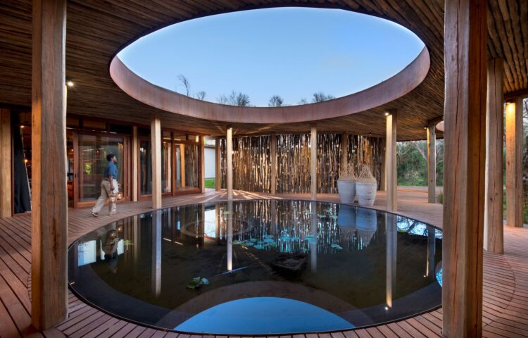 Phinda Homestead Luxus Safari Villa Südafrika Teich