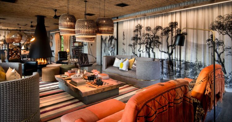 Phinda Homestead Luxus Safari Villa Südafrika Wohnbereich