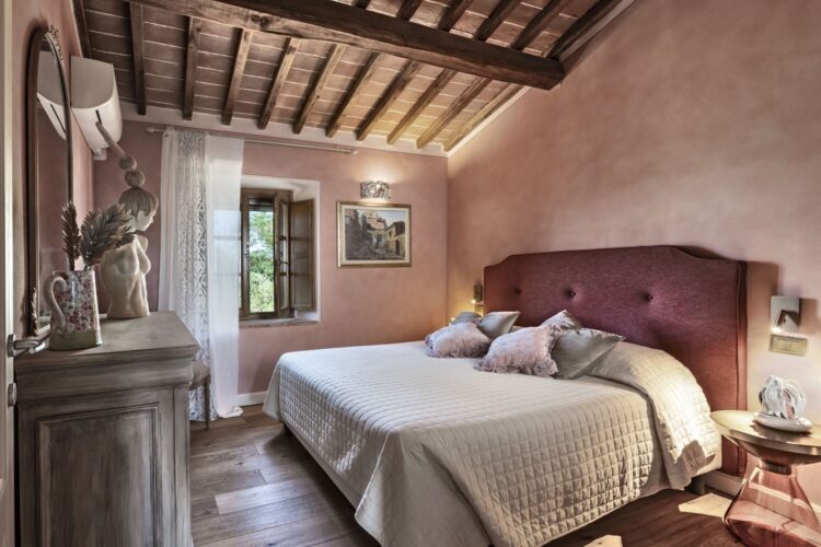 Pieve Valle Di Cecina Luxus Ferienhaus Toskana Mieten Bett