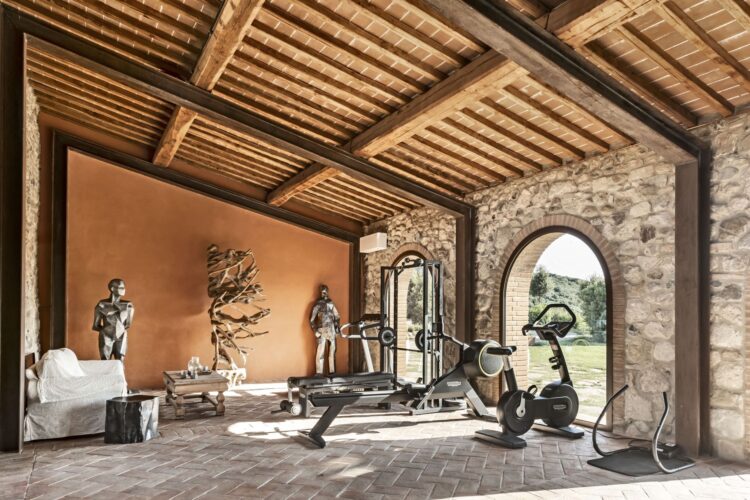 Pieve Valle Di Cecina Luxus Ferienhaus Toskana Mieten Gym