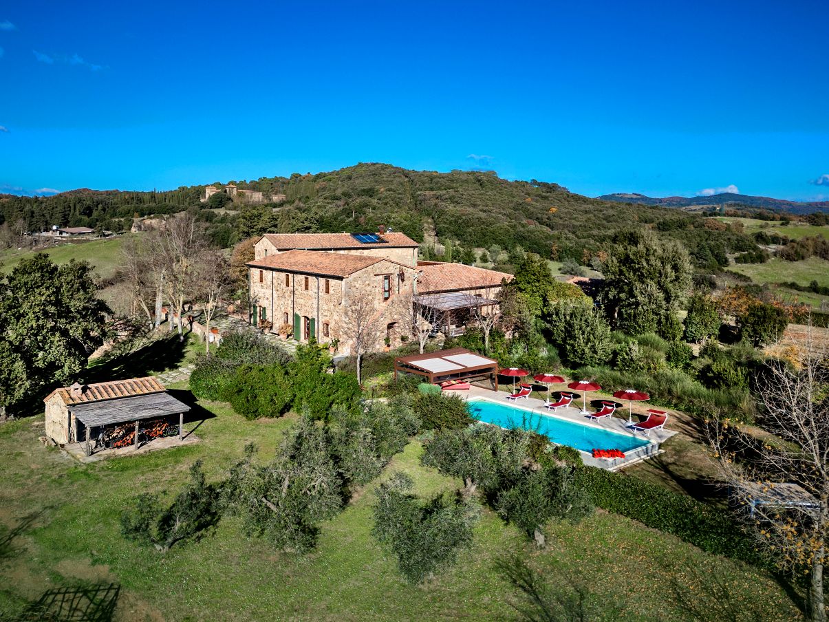 Pieve Valle Di Cecina Luxus Ferienhaus Toskana Mieten Lage