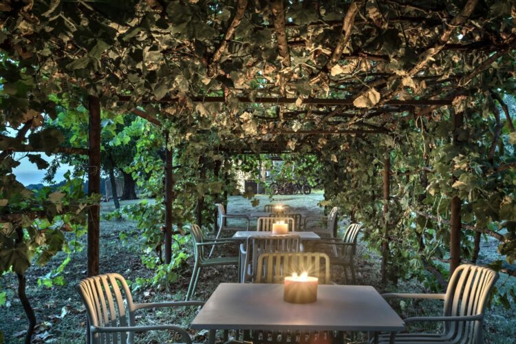 Pieve Valle Di Cecina Luxus Ferienhaus Toskana Mieten Laube