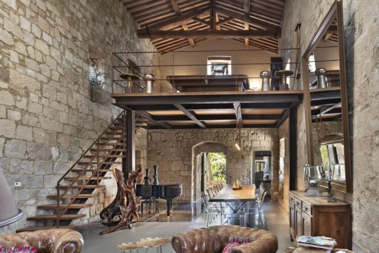 Pieve Valle Di Cecina Luxus Ferienhaus Toskana Mieten Living