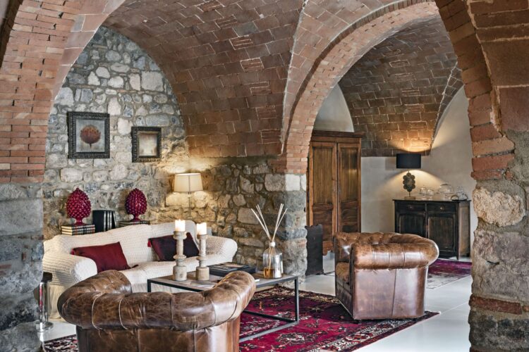 Pieve Valle Di Cecina Luxus Ferienhaus Toskana Mieten Sofas