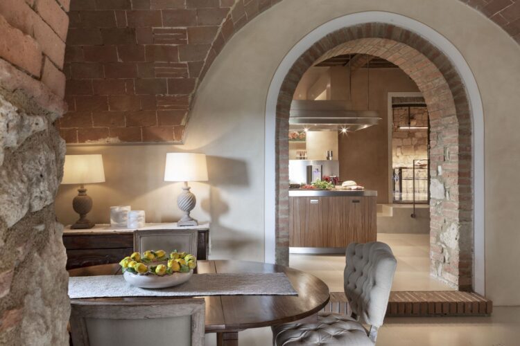 Pieve Valle Di Cecina Luxus Ferienhaus Toskana Mieten Tisch