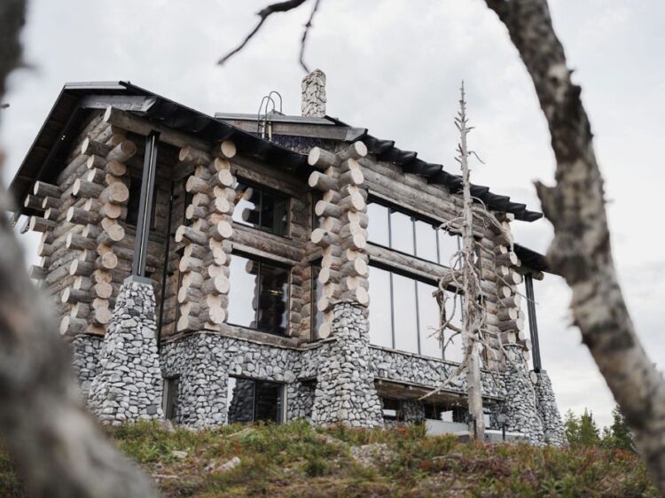 Polaris Lodge Luxus Ferienhaus Lappland Mieten Außenansicht