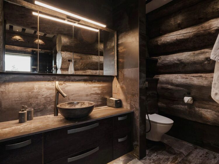 Polaris Lodge Luxus Ferienhaus Lappland Mieten Wc