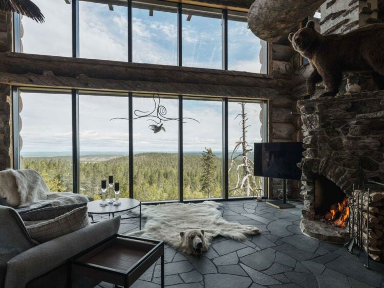 Polaris Lodge Luxus Ferienhaus Lappland Mieten Wohnen
