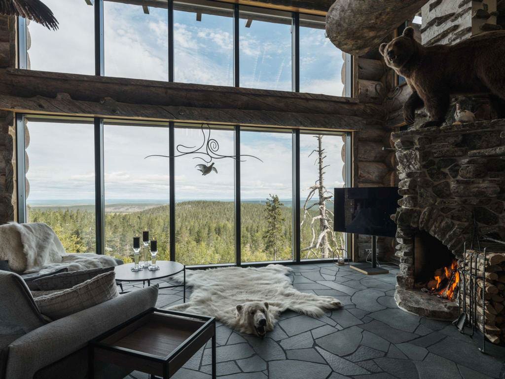 Polaris Lodge Luxus Ferienhaus Lappland Mieten Wohnen