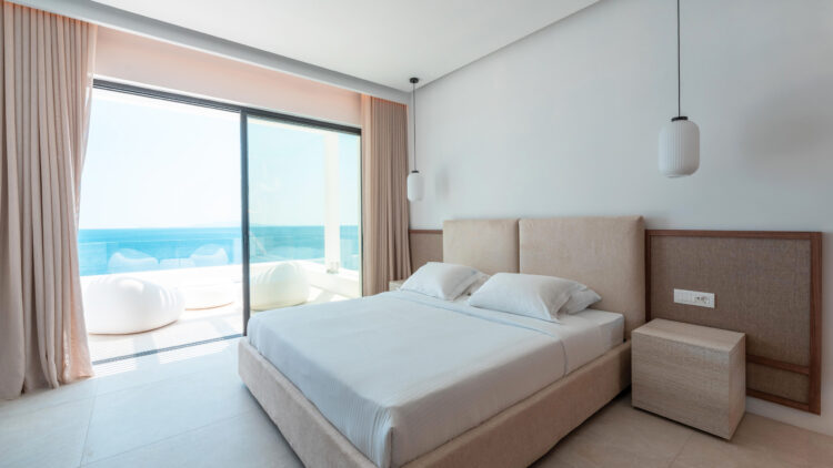 Poseidon Grand Sea Villa Luxus Ferienhaus Mykonos Am Meer Weiteres Schlafzimmer