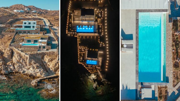 Poseidon Little Sea Villa Luxus Ferienhaus Mykonos Am Meer Mieten Details